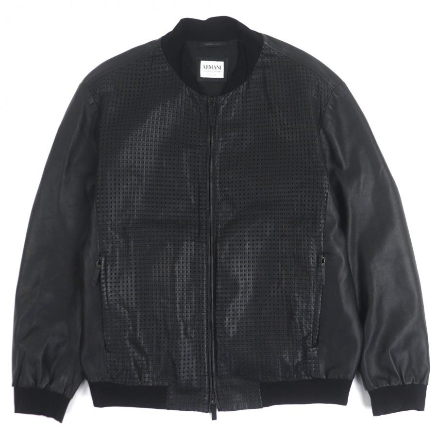 極美品▽ARMANI COLLEZIONI アルマーニコレッツォーニ ダブルジップ