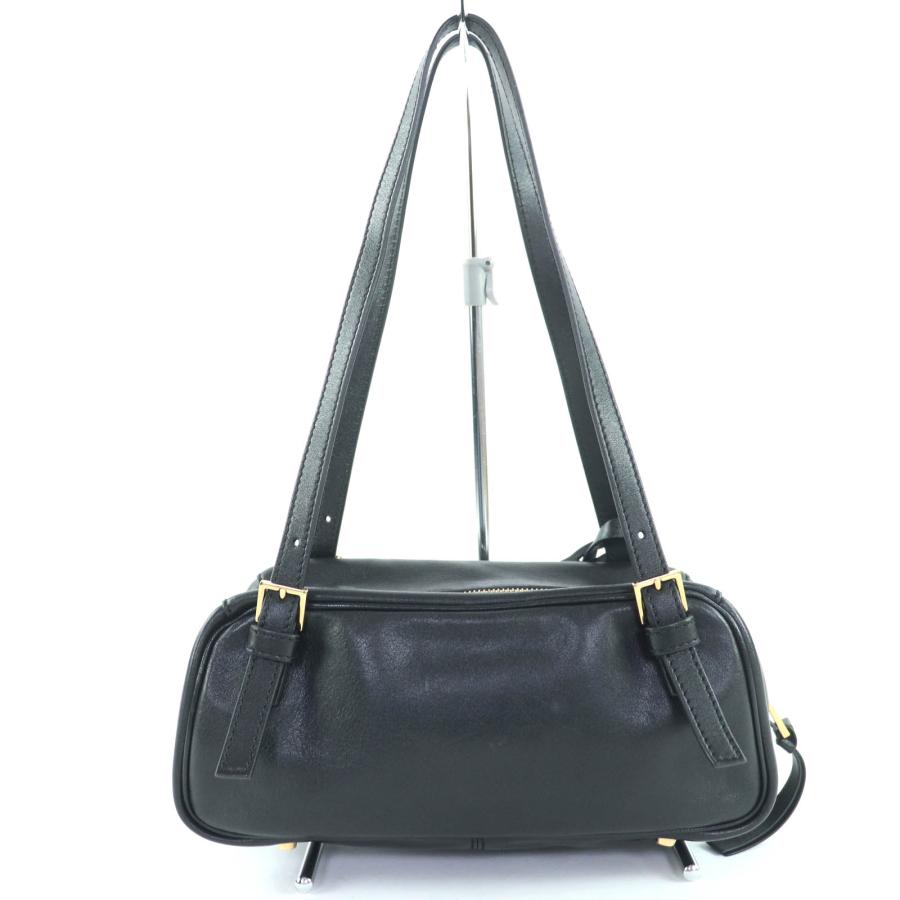 美品◇VERSACE ヴェルサーチェ 1015792 タグ ナッパ ボウリング バッグ