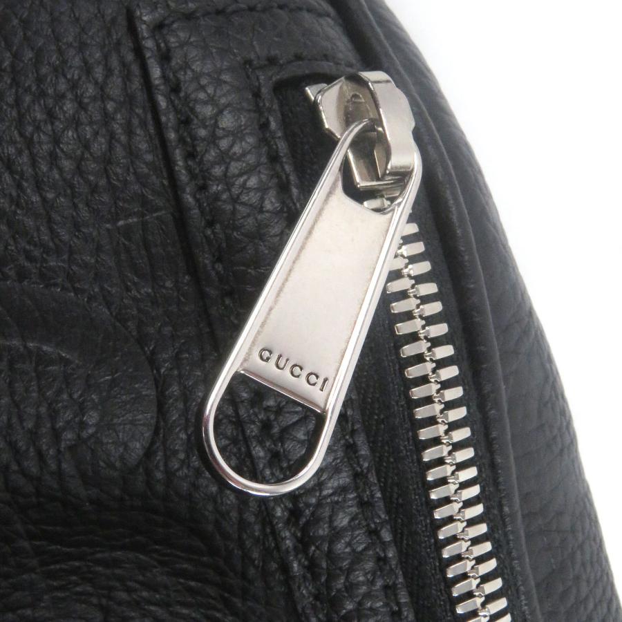 GUCCI（グッチ） 美品□GUCCI 645093 レザー ジャンボGG エンボスロゴ