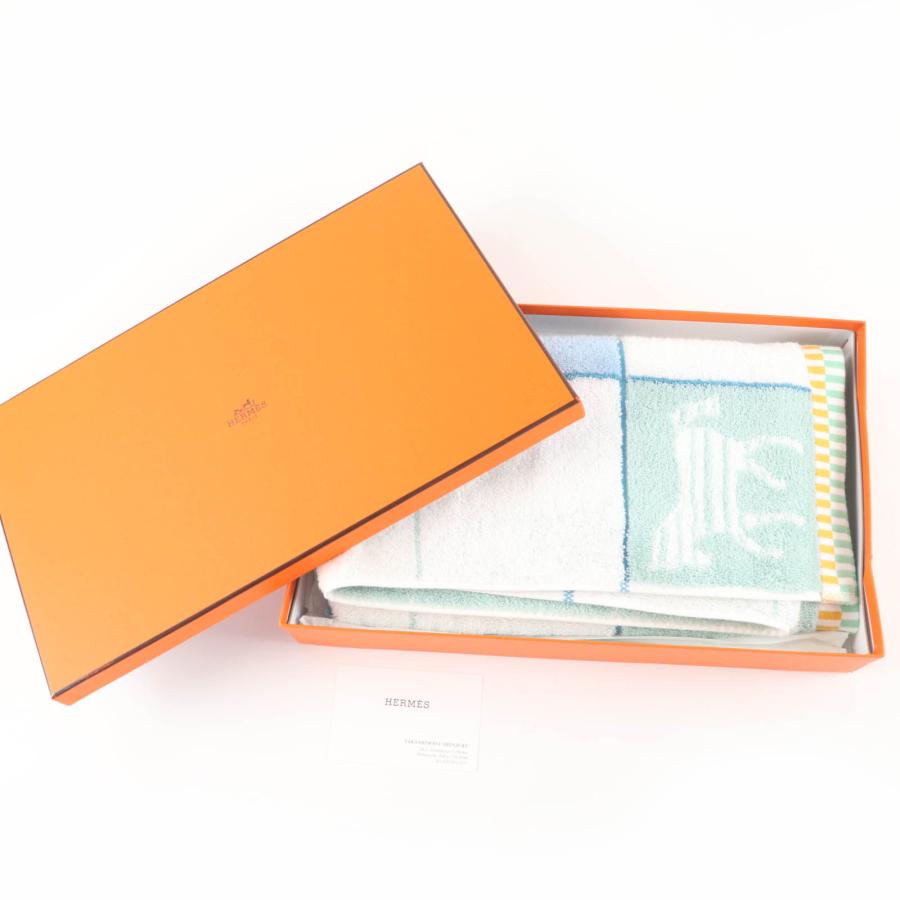 HERMES（エルメス） 未使用品☆HERMES カバン コットン ブルー・ジヴレ