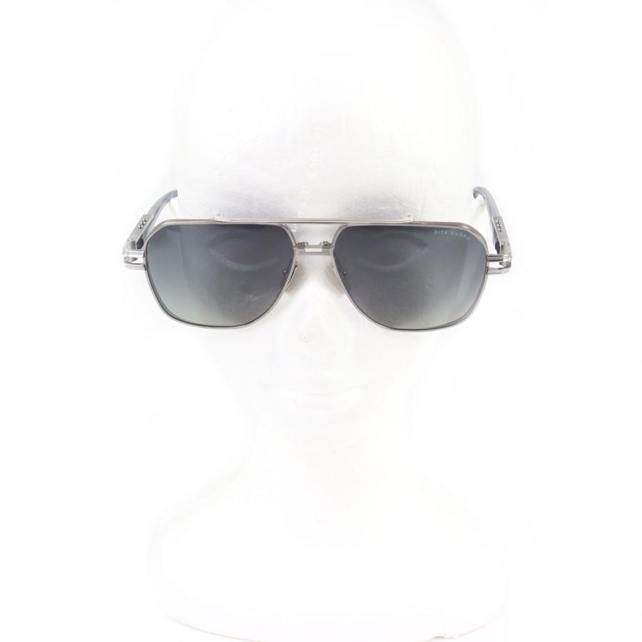 極美品□DITA ディータ DTS436 KUDRU ツーブリッジ サングラス ガン