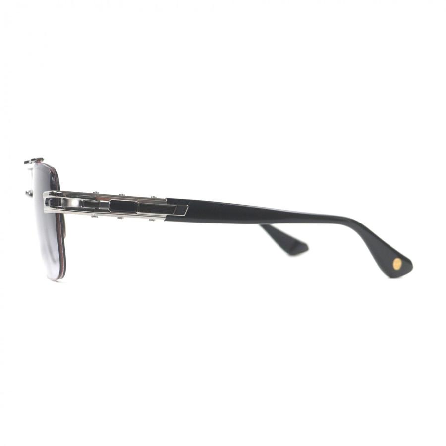 未使用品□DITA ディータ DTS138-A-03 GRAND-EVO ONE ツーブリッジ サングラス シルバー ブラック 57□16-145 度入 日本製 定価141900円の画像