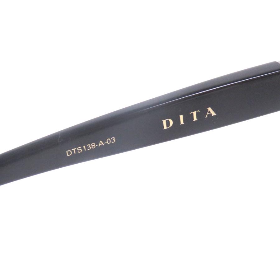 未使用品□DITA ディータ DTS138-A-03 GRAND-EVO ONE ツーブリッジ サングラス シルバー ブラック 57□16-145 度入 日本製 定価141900円の画像