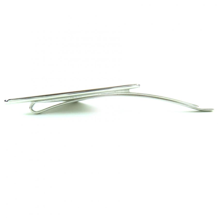 PRADA プラダ 1IF051 トライアングルロゴ メタル ヘアアクセサリー ピンク レディース PRADA - PRADA(プラダ) アクセサリー美品 メタルヘアクリップ 1IF051