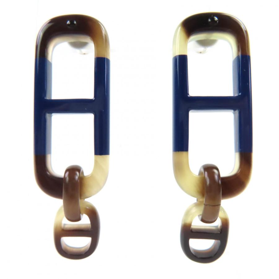 HERMES（エルメス） 極美品◇HERMES アマール ピアス バッファロー 