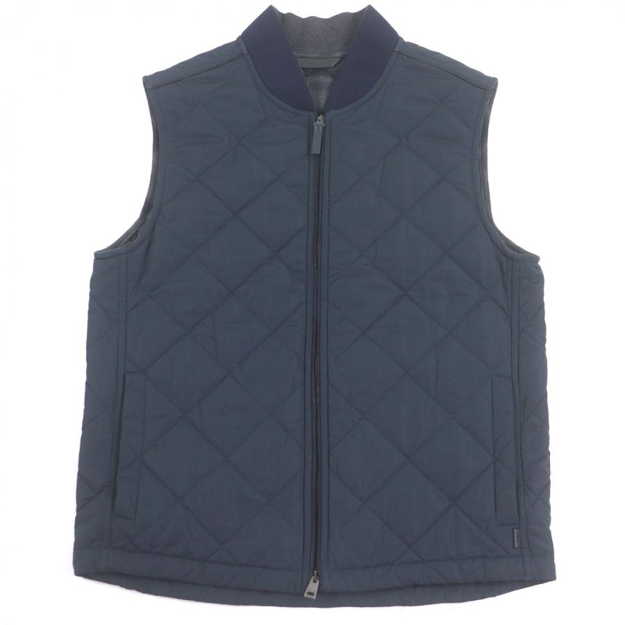 BURBERRY フード付きネイビーキルティングベスト chgardens_bbr-rtw1382