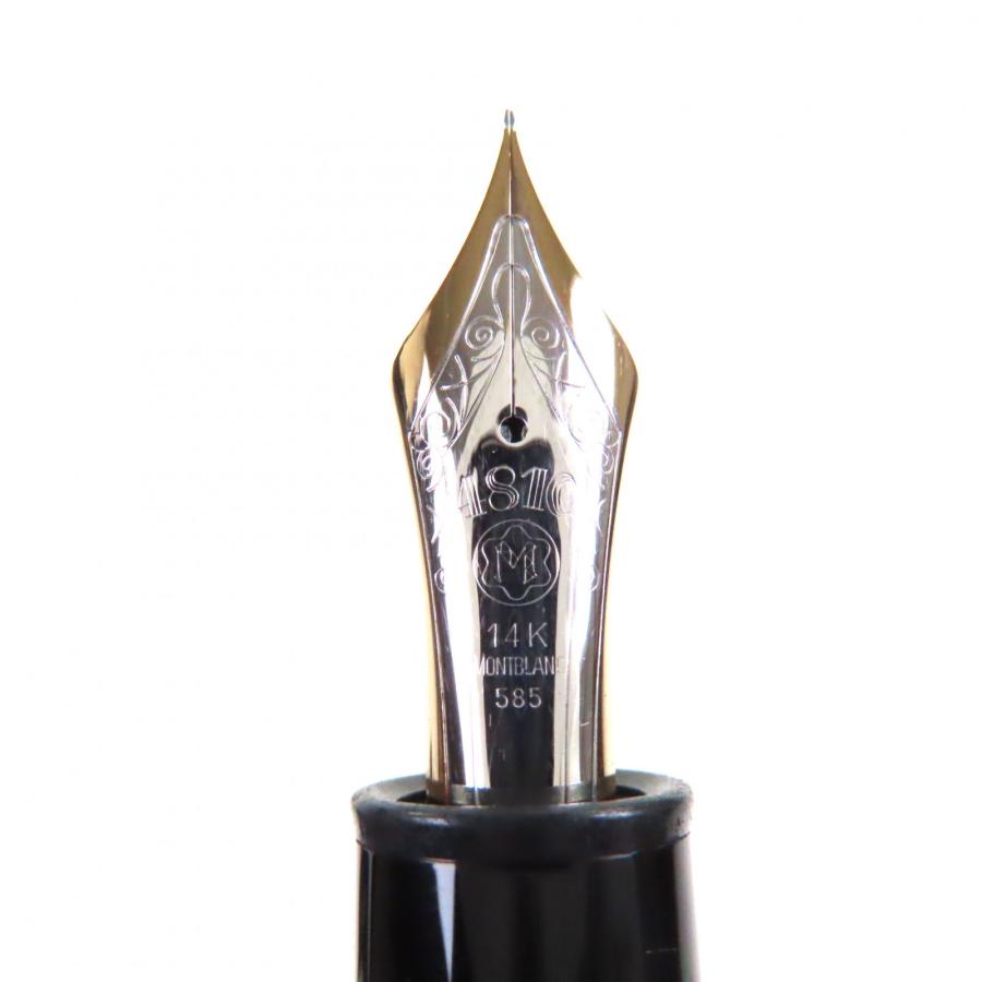 良品△MONTBLANC モンブラン マイスターシュテュック149 ペン先14K EFニブ ホワイトスター 万年筆 ブラックゴールド ドイツ製 メンズ MONTBLANC（モンブラン） 良品▽MONTBLANC マイスターシュテュック 149