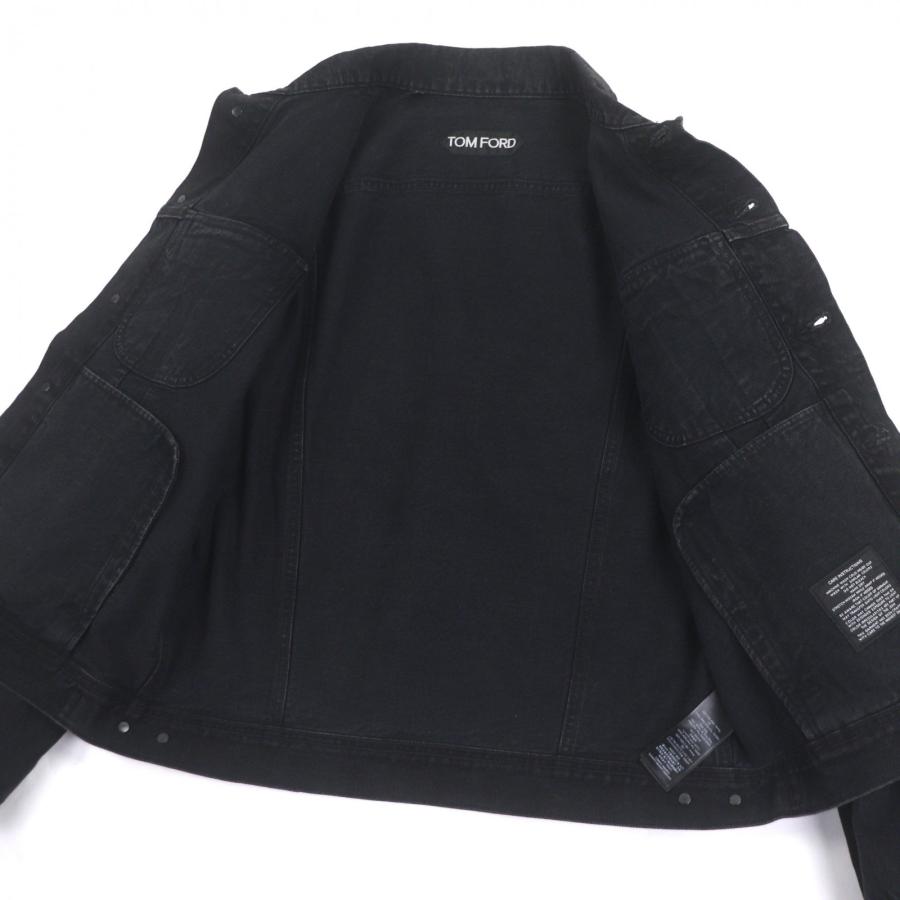 極美品▽TOM FORD トムフォード 2024年製 DJI001 DMC061S25 レザー
