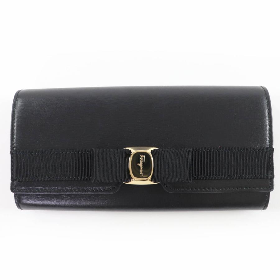 未使用品☆FERRAGAMO フェラガモ 22-E008 0734541 ニューヴァラ レザー 