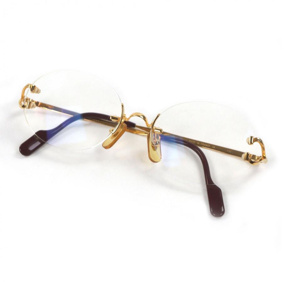 Cartier（カルティエ） 美品□Cartier Cロゴ オーバルレンズ ツー