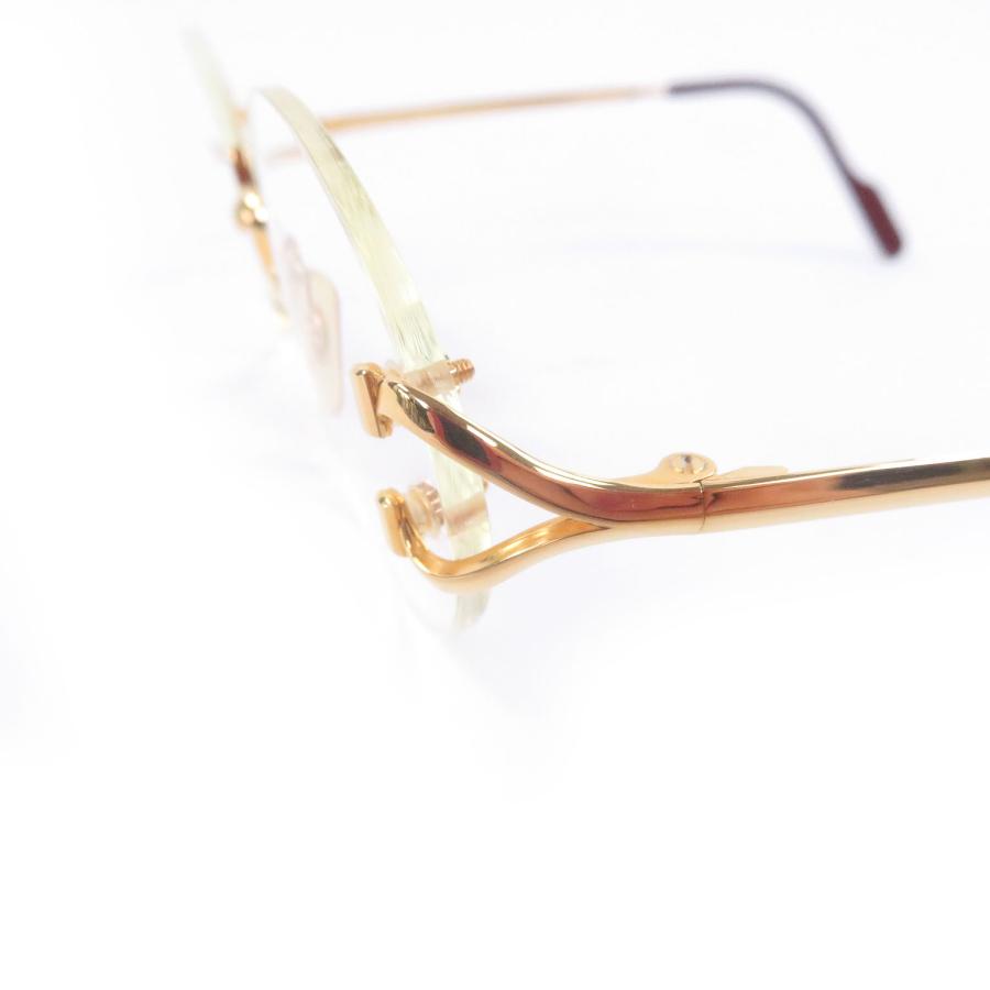 Cartier（カルティエ） 美品□Cartier Cロゴ オーバルレンズ ツー