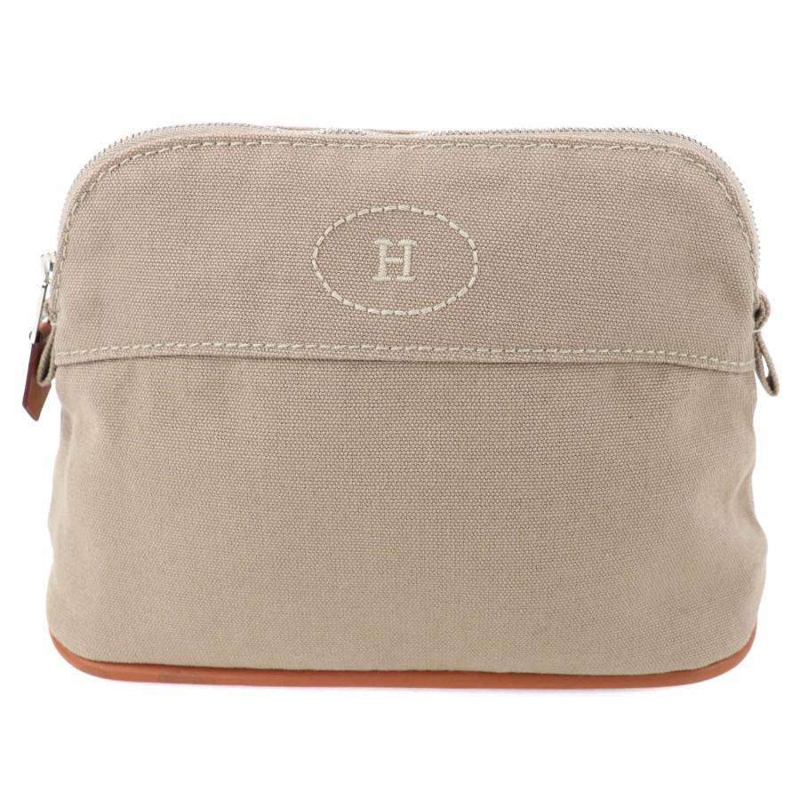HERMES（エルメス） 美品◇HERMES ボリード ポーチ PM コットン100％ H 