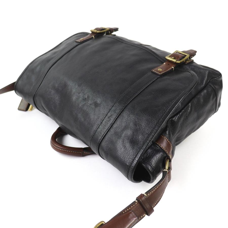COACH（コーチ） 美品△COACH 70386 HARRISON LEATHER MEDIUM