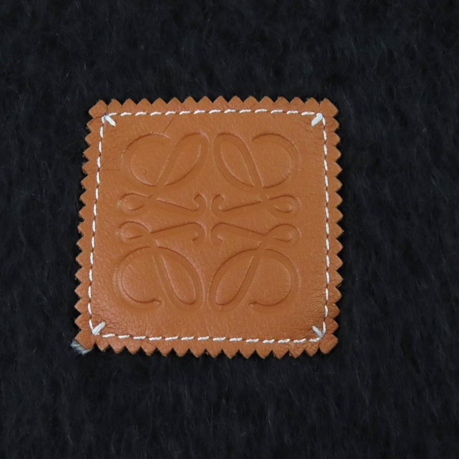 LOEWE（ロエベ） 極美品△LOEWE モヘア ウール アナグラムレザー