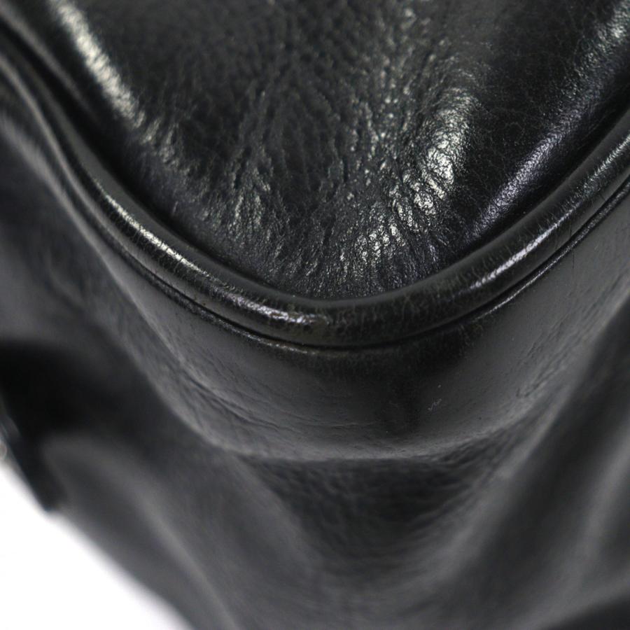 良品▽CHROME HEARTS クロムハーツ ジムバッグ SM レザー クロスパッチ