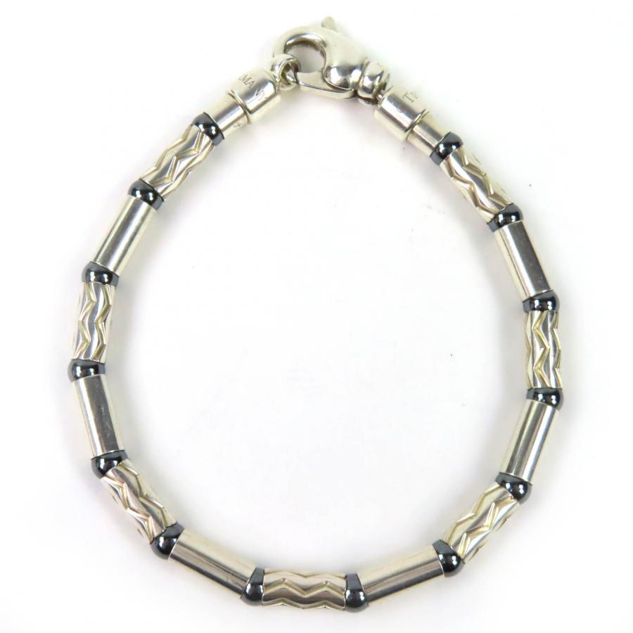 【希少】TIFFANY&Co. アズテック　ジグザグブレスレッド　925シルバー TIFFANY&Co.（ティファニー） 美品△TIFFANY&Co. アズテック ジグザグ