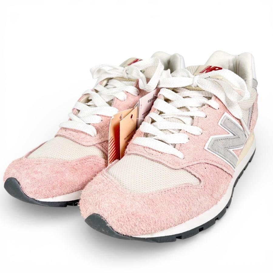 未使用品▲USA製 NEW BALANCE ニューバランス U996TA ヘアリースウェード メッシュ スニーカー ピンク 27.5 箱付き メンズ New Balance（ニューバランス） 未使用品△USA製 U996TA ヘアリー