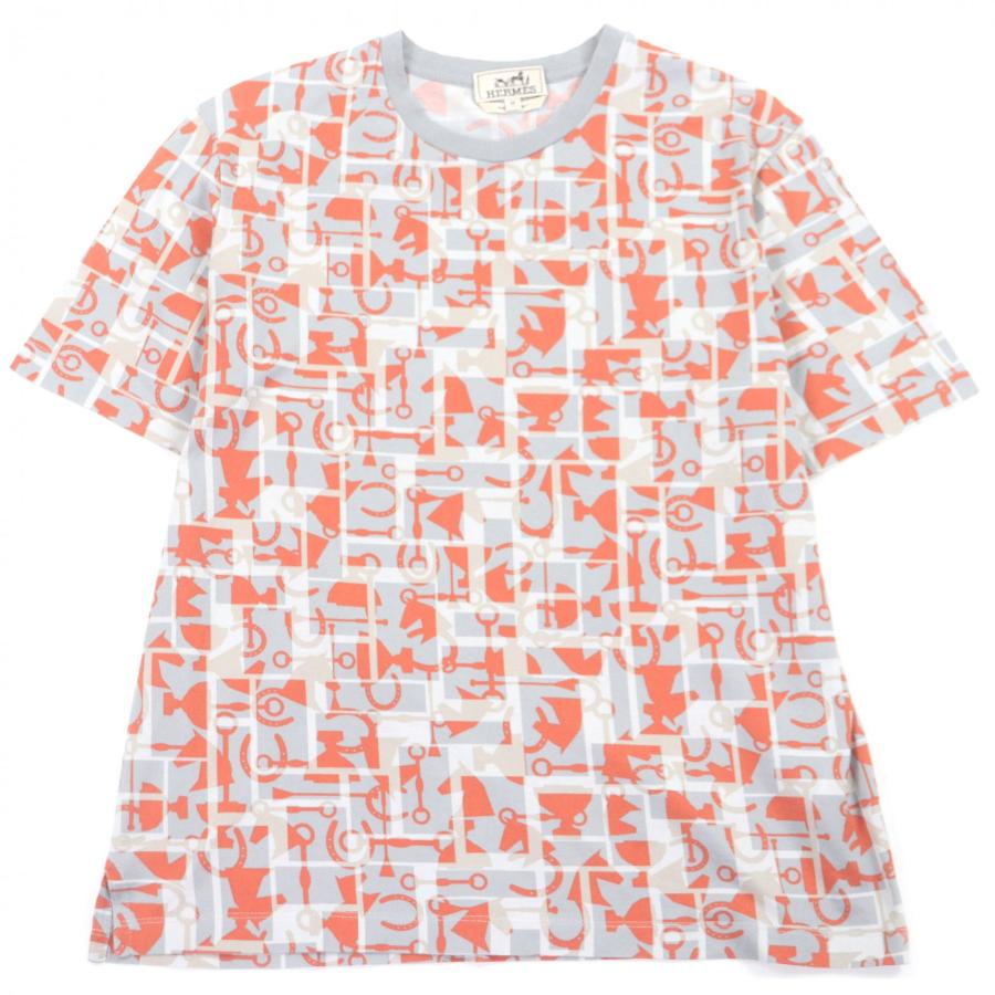 HERMES（エルメス） 美品□HERMES 20AW コットン100％ ホース 総柄 