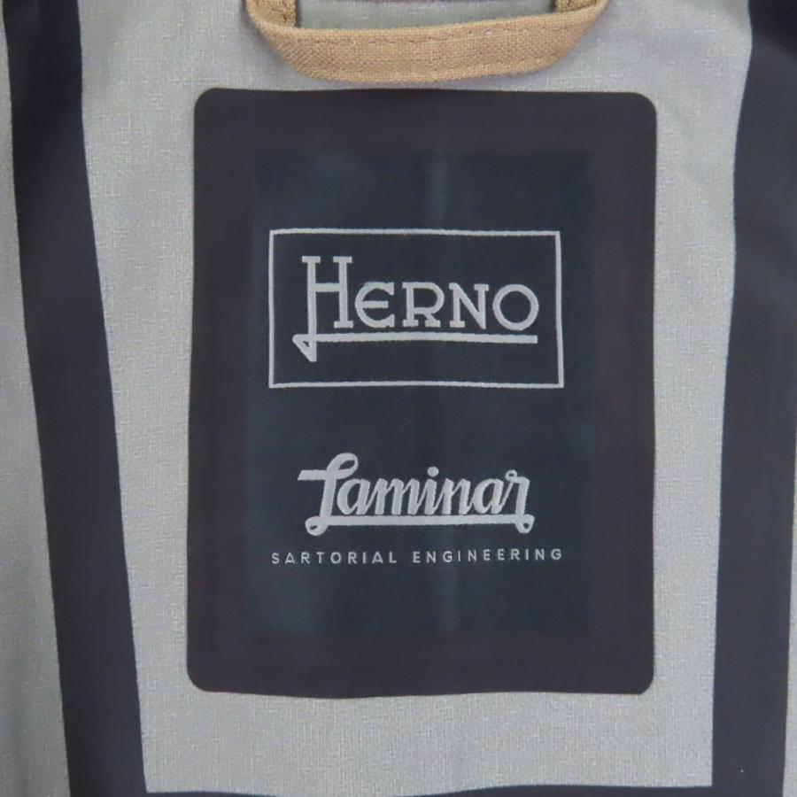 HERNO（ヘルノ） 極美品□Herno IM041UL リネン100% ラミナー OFFICINA