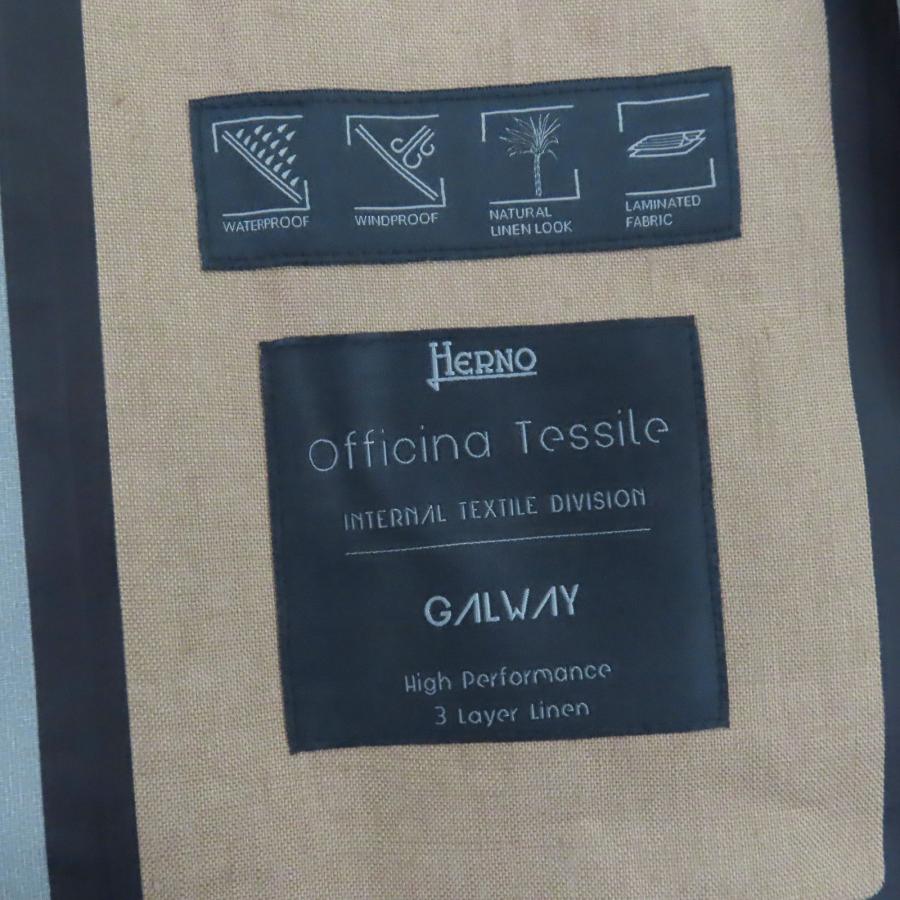 HERNO（ヘルノ） 極美品□Herno IM041UL リネン100% ラミナー OFFICINA