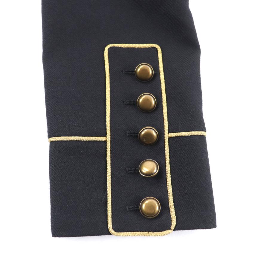 極美品☆SAINT LAURENT PARIS サンローランパリ 413428 裏地シルク100 