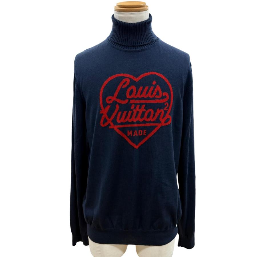極美品△LOUIS VUITTON NIGO ルイヴィトン ニゴー ウール100％ ハート