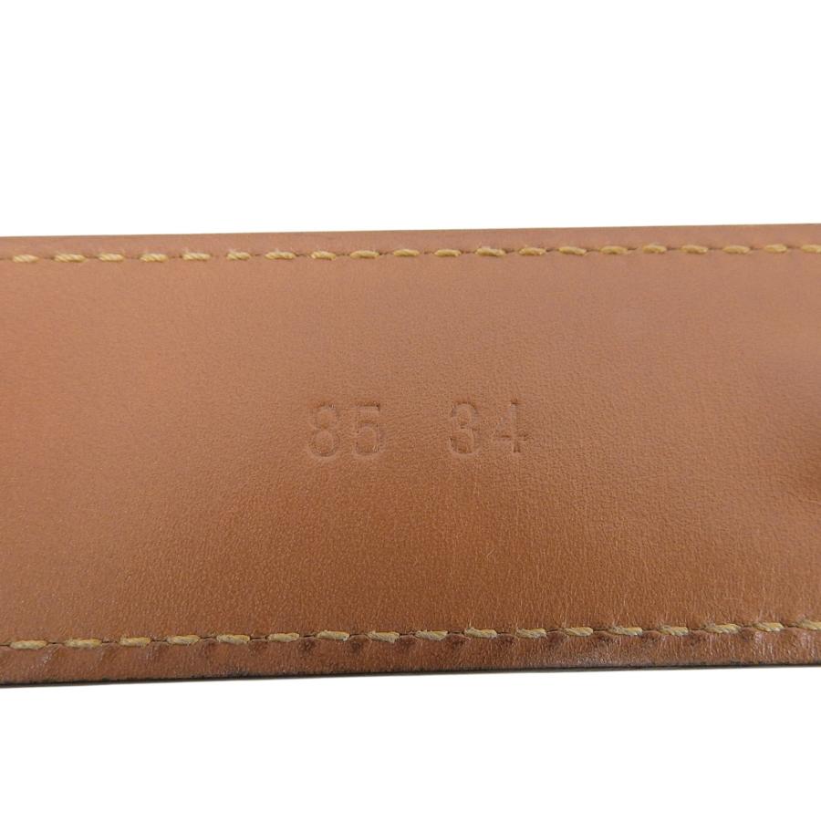 良品△BERLUTI ベルルッティ ピンバックル レザー ベルト ブラック