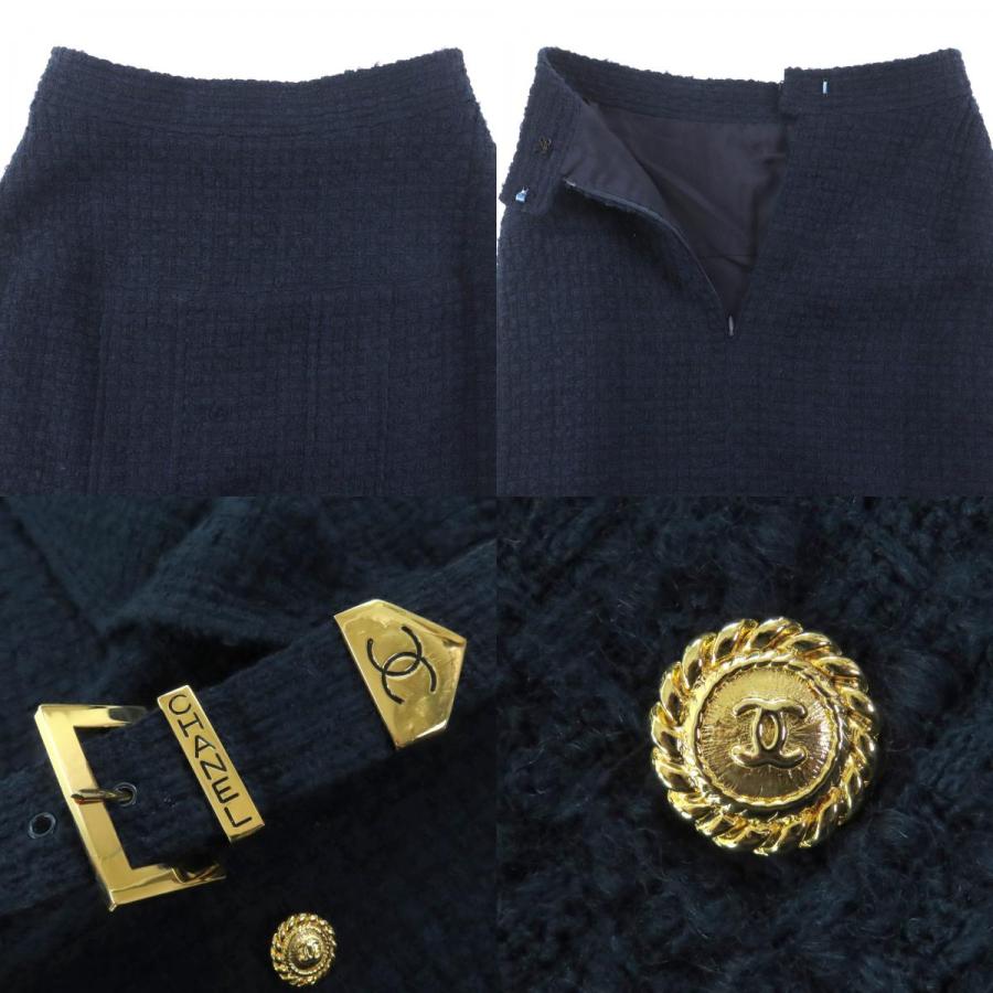 美品◇CHANEL BOUTIQUE シャネルブティック ヴィンテージ ウール 90's