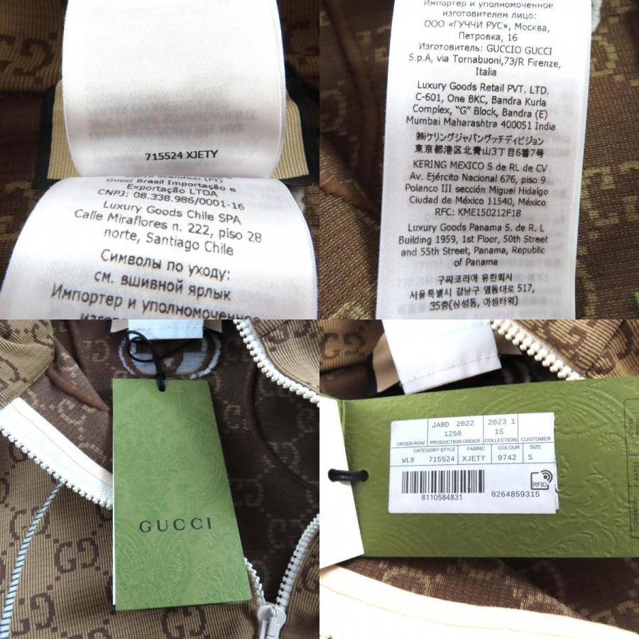 GUCCI（グッチ） 未使用品☆GUCCI 715524 GG柄 ハーフZIP 長袖