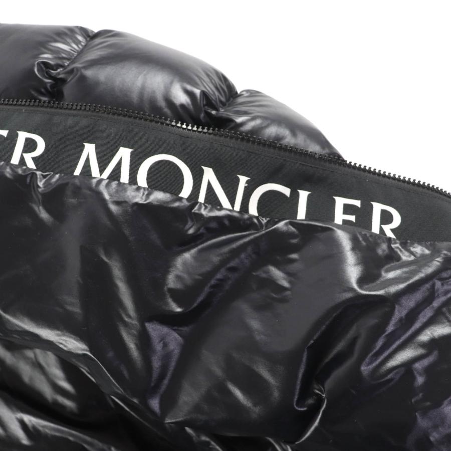 極美品★MONCLER モンクレール 22-23AW H20931A00022 CLAIR ラバーロゴワッペン付 ZIP UP ダウンジャケット 黒 2 正規品 レディースの画像