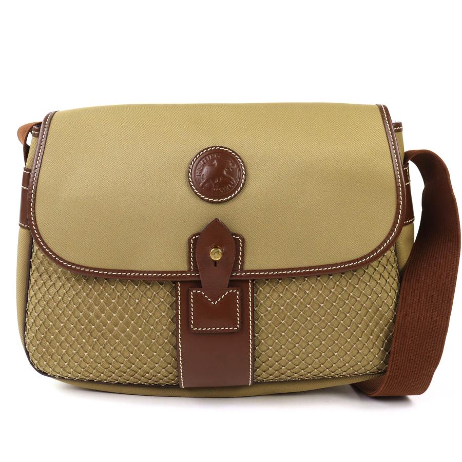 美品✨ ハンティングワールド　サファリトゥデイ　キャンバス ショルダーバッグ 極美品△HUNTING WORLD ハンティングワールド サファリトゥデイ