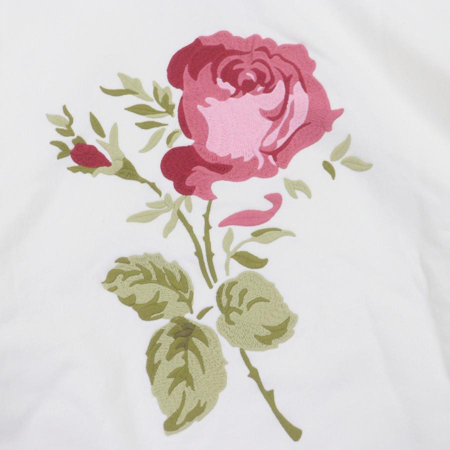 未使用品□DIOR ディオール オム 293J678B0531 JARDIN バラ エンブロイダリー バック刺繍 プルオーバー スウェットパーカー アイボリー XL イタリア製 正規品 メンズ Dior HOMME 未使用品□DIOR ディオール オム 293J678B0531 JARDIN バラ