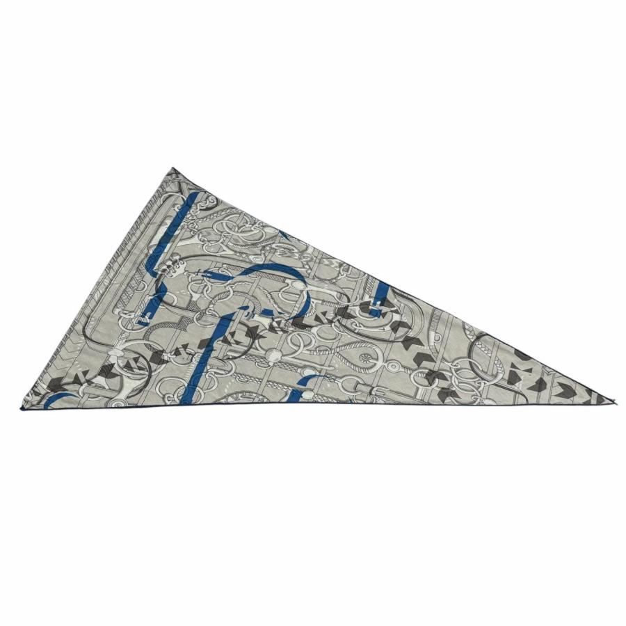 美品★HERMES エルメス ロザンジュ Panoplie Equestre 乗馬の装具一式 カシミヤ シルク混 ストール ショール マルチ 仏製 レディース_1