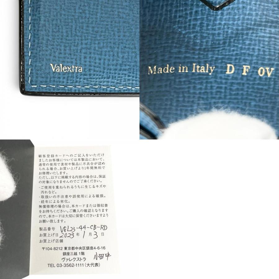 Valextra（ヴァレクストラ） 美品△Valextra グレインカーフ