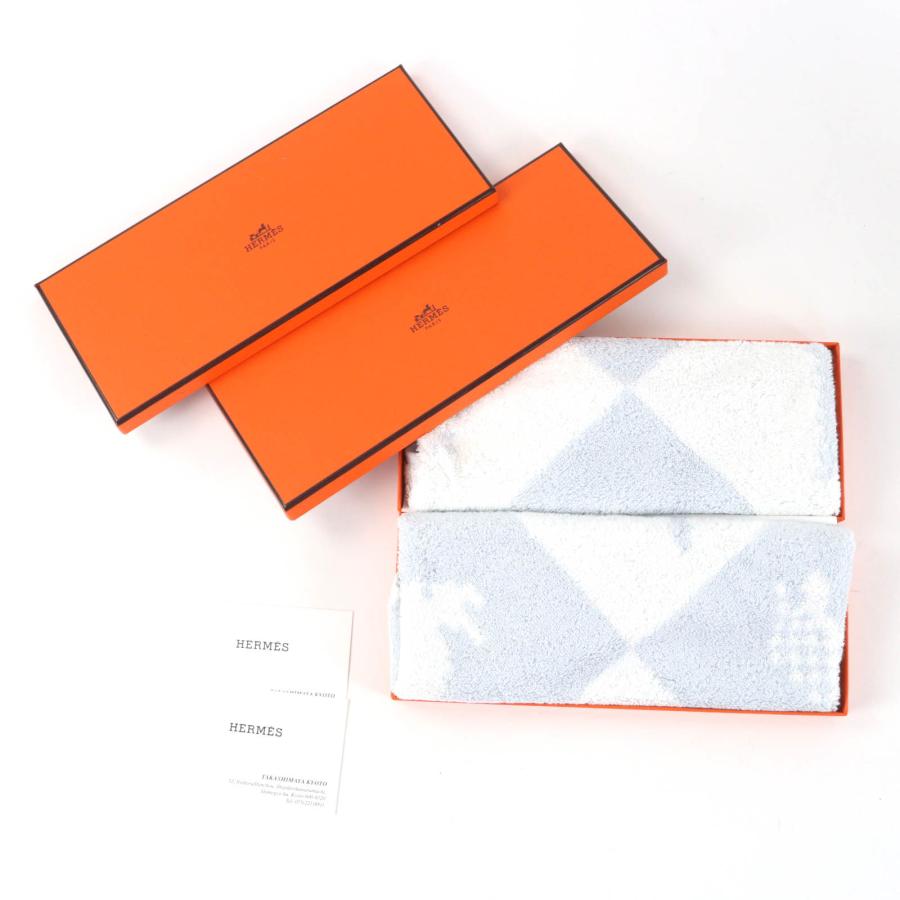 HERMES（エルメス） 未使用品☆HERMES CARRE ANIMAUX PIXEL コットン 