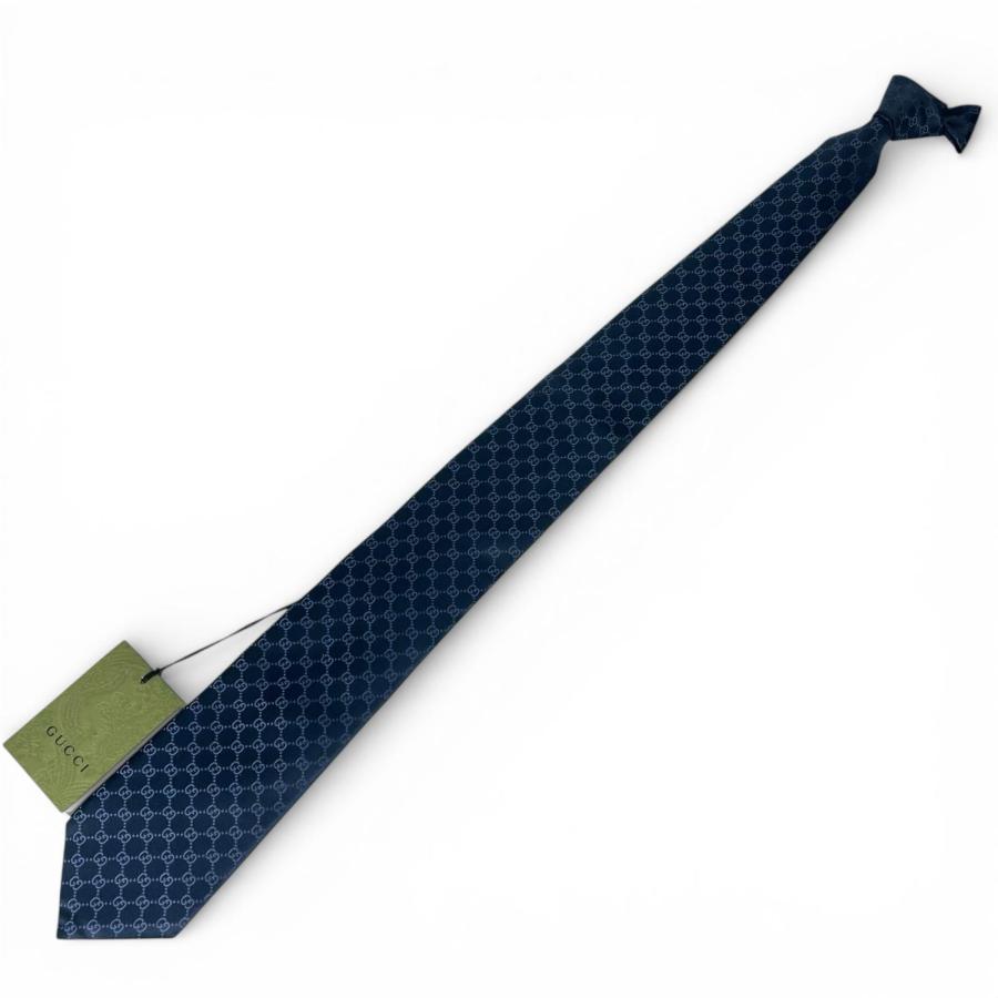 GUCCI（グッチ） 極美品△GUCCI 22AW 456520 TIE FEDRA GG柄 シルク100