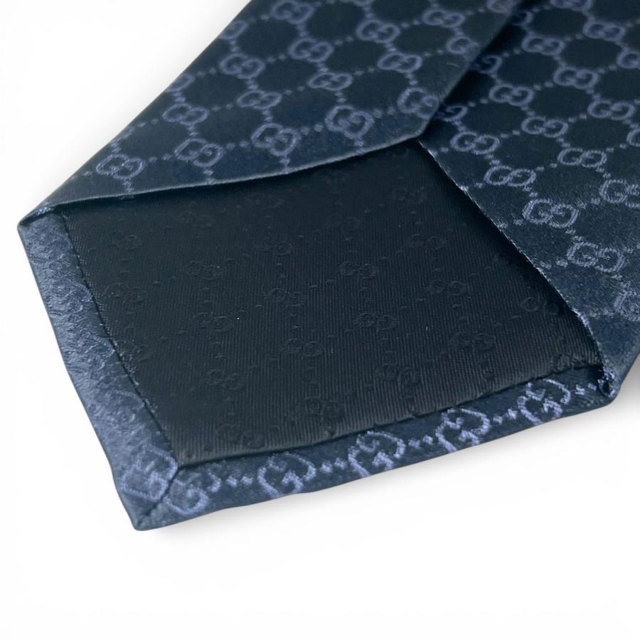 GUCCI（グッチ） 極美品△GUCCI 22AW 456520 TIE FEDRA GG柄 シルク100