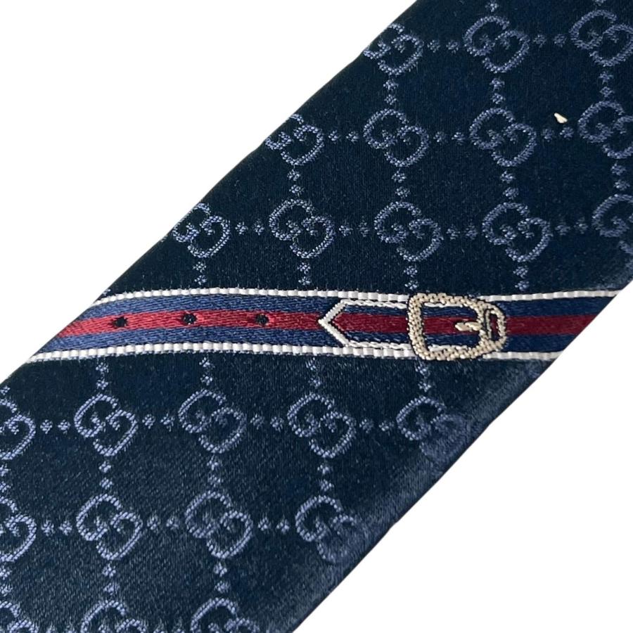 GUCCI（グッチ） 極美品△GUCCI 22AW 456520 TIE FEDRA GG柄 シルク100