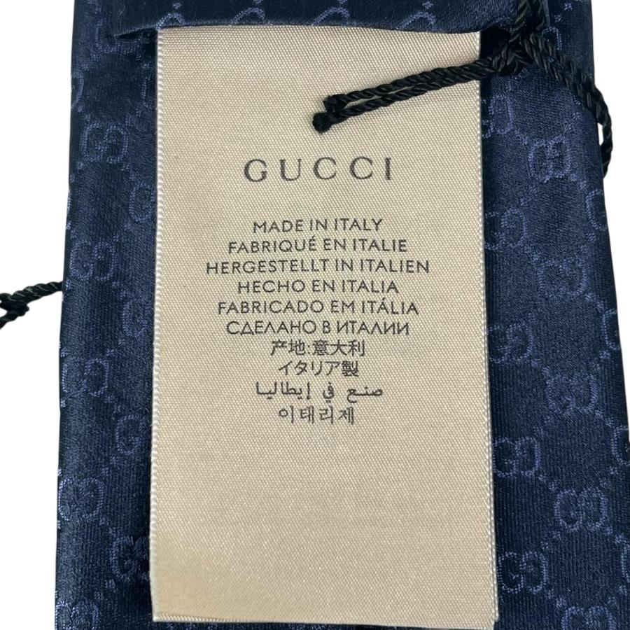 GUCCI（グッチ） 極美品△GUCCI 22AW 456520 TIE FEDRA GG柄 シルク100