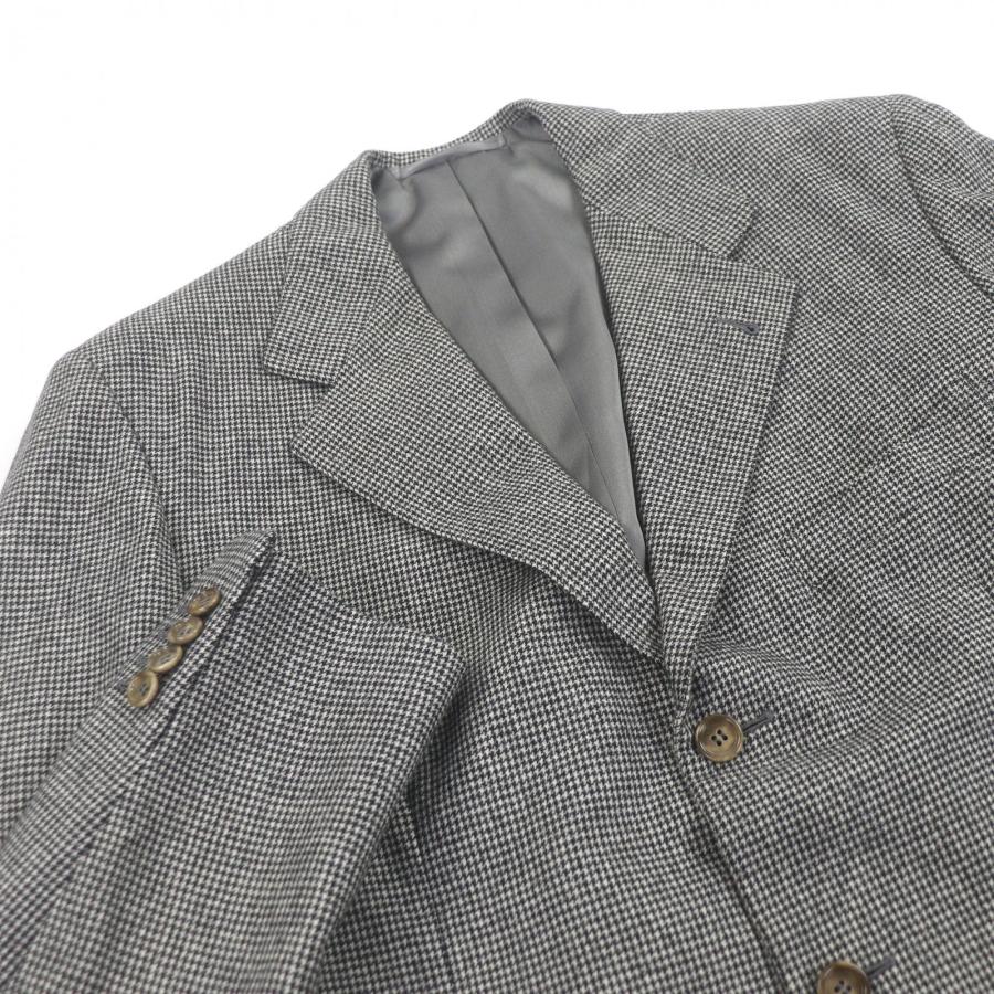 極美品□Tindaro De Luca ティンダロ・デ・ルーカ ビスポーク シングルスーツ 上下セットアップ ネイビー XLサイズ相当 メンズオススメ 極美品□Tindaro De Luca ティンダロ デ ルーカ 千鳥格子柄 ビスポーク