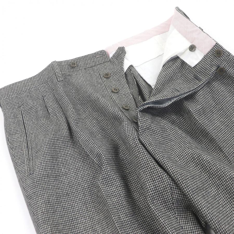 極美品□Tindaro De Luca ティンダロ デ ルーカ 千鳥格子柄 ビスポーク