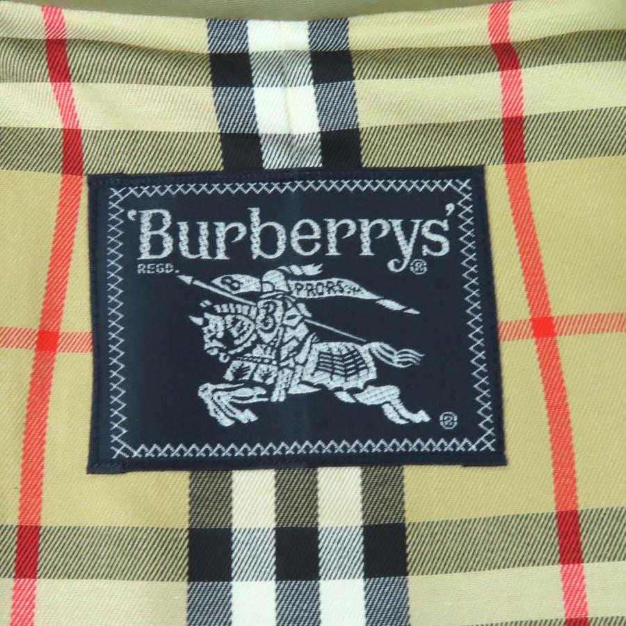 極美品△Burberrys バーバリー ヴィンテージ コットン100％ 裏地ノバ