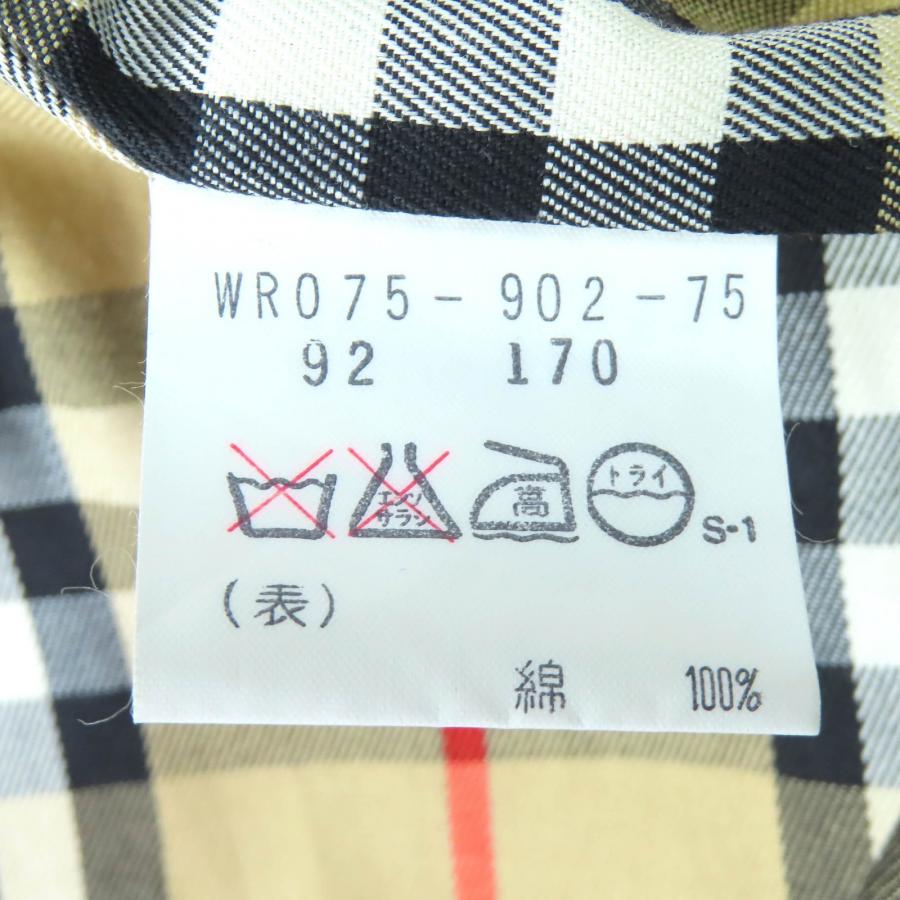 極美品△Burberrys バーバリー ヴィンテージ コットン100％ 裏地ノバ