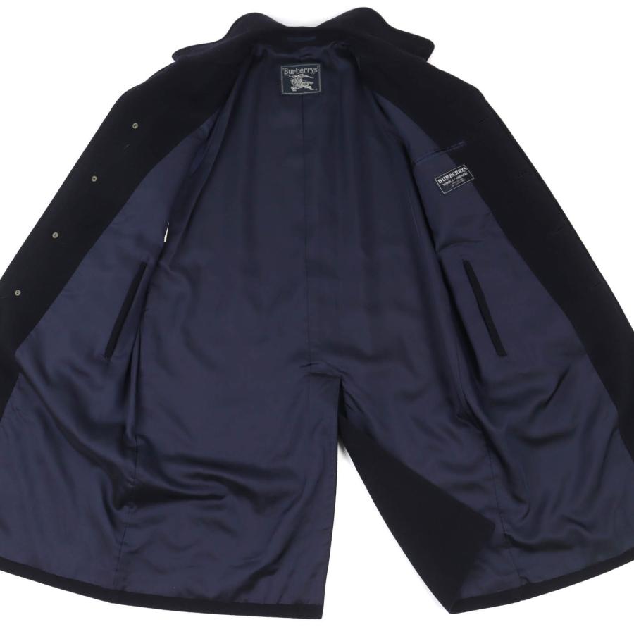 美品△Burberrys バーバリー ヴィンテージ ウール カシミヤ ロング
