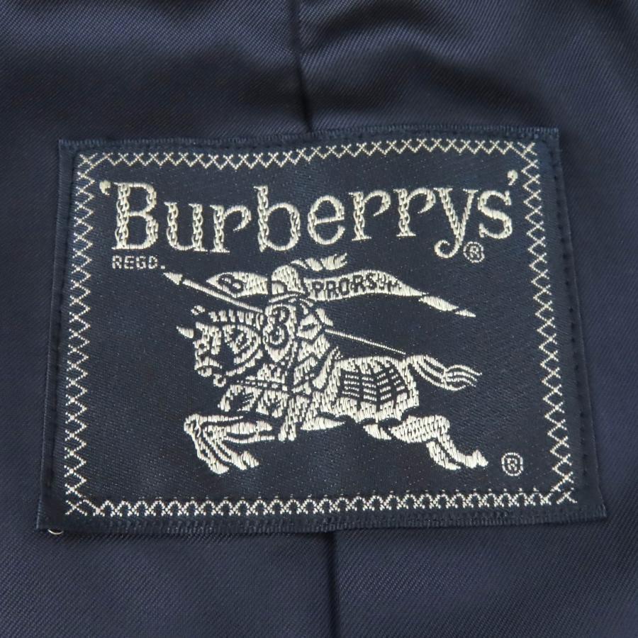 美品△Burberrys バーバリー ヴィンテージ ウール カシミヤ ロング