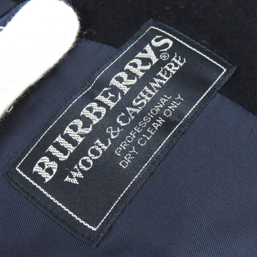 美品△Burberrys バーバリー ヴィンテージ ウール カシミヤ ロング