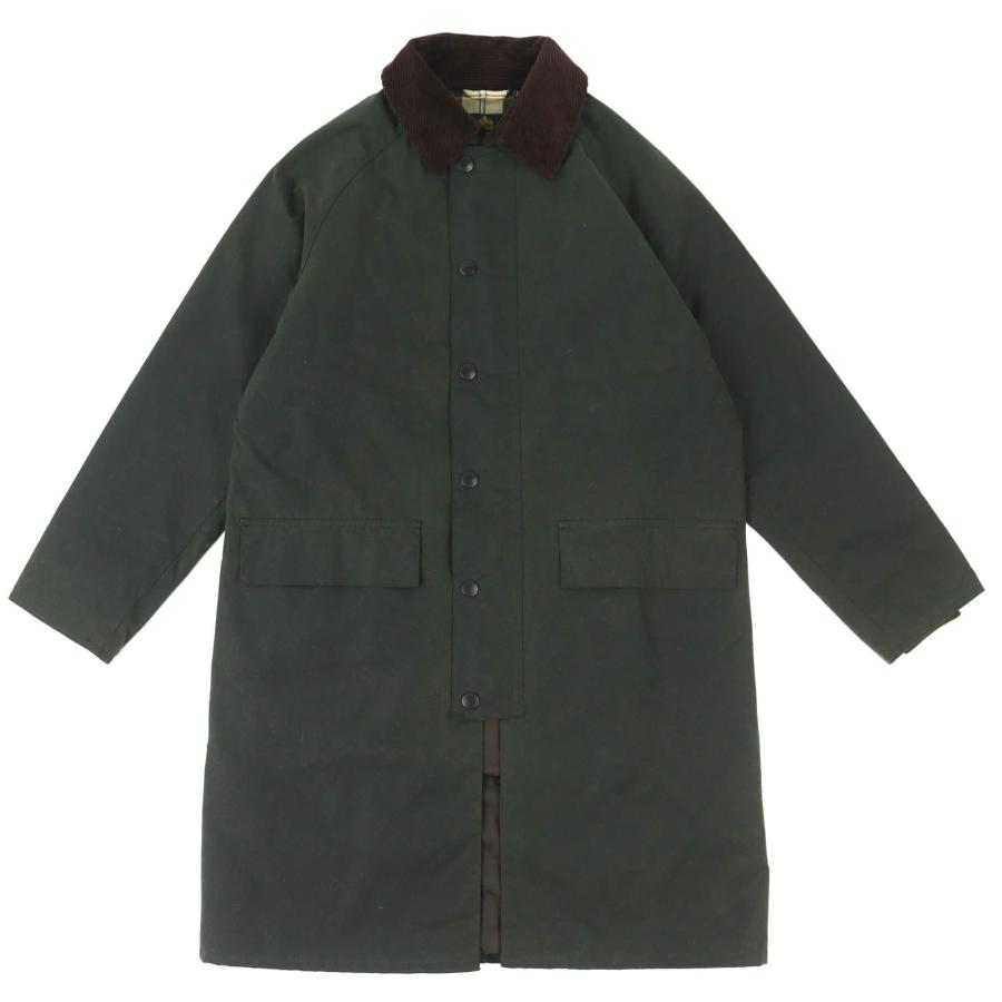 美品△Barbour バブアー NEW BURGHLEY WAX JACKET コットン100％ 裏地チェック柄 オイルド コート カーキ系 36 正規品 メンズ 美品△Barbour バブアー NEW BURGHLEY WAX JACKET コットン100％ 裏地