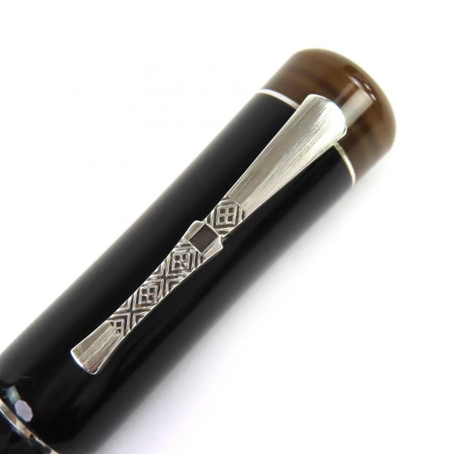 美品△DELTA デルタ 少数民族シリーズ インディオ 2006 925 ペン先18K