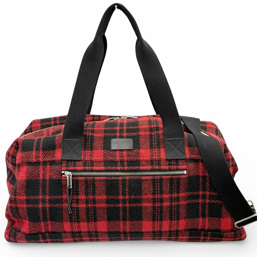 サンローラン ダッフルバッグ レザー 2way ボストンバッグ W サンローラン グレインレザー SAC DE JOUR 48H ダッフルバッグ (Saint