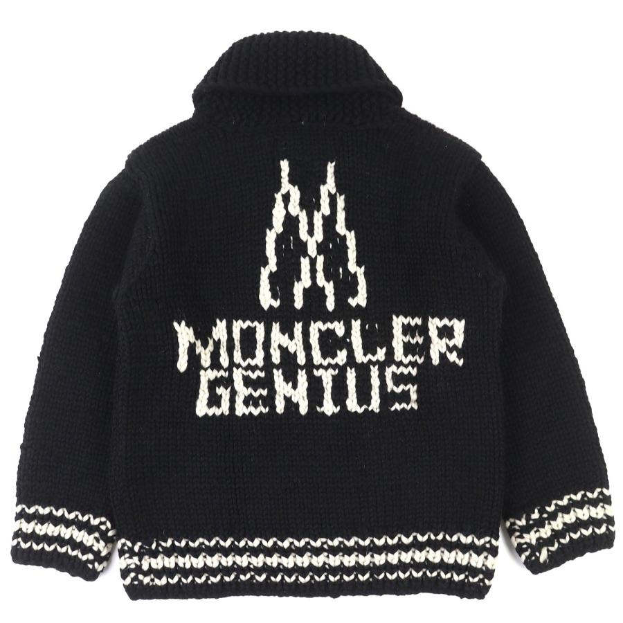 モンクレール ジーニアス KANATA コラボ フルジップ カウチンセーター 美品△MONCLER GENIUS KANAT モンクレールジーニアス カナタ SWEATER